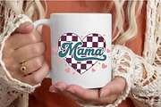 Mama Checkered Heart PNG, Valentines, an Illustration by designcity5 (Thumbnail 8 of 9)
