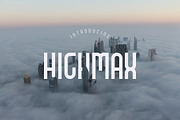 HIGHMAX Typefamily, a Font by j3world (Thumbnail 1 of 5)