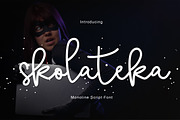 skolateka - handwritten typeface, a Script Font by MrLetters (Thumbnail 2 of 10)