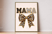 Leopard Bling Mama PNG, an Illustration by Canvas Craft (Thumbnail 4 of 6)