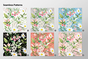 Floral Pattern, a Background Graphic by Yulia Ogneva (Thumbnail 2 of 7)