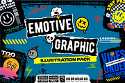 Emotive Graphic Illustration Pack, an Illustration by The BolzStudio (Thumbnail 1 of 7)