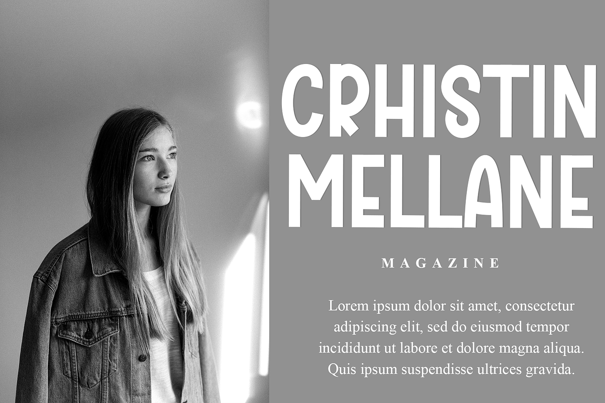 Hallo Snowman, a Serif Font by FreshTypeINK (Photo 4 of 8)