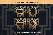 Executa - Bold Art Deco + Freebies, a Sans Serif Font by Parker Creative (Thumbnail 6 of 12)