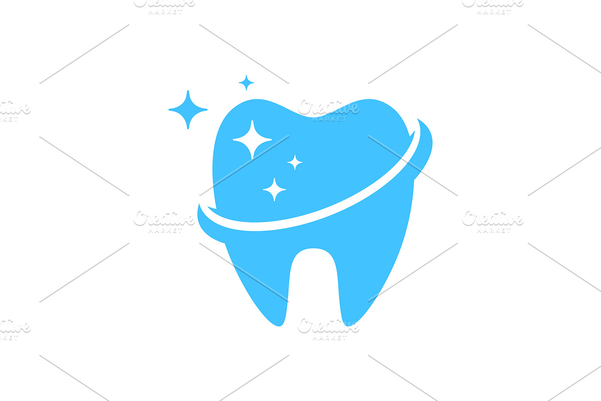 tooth dental care clean logo, a Branding & Logo Template by devastd