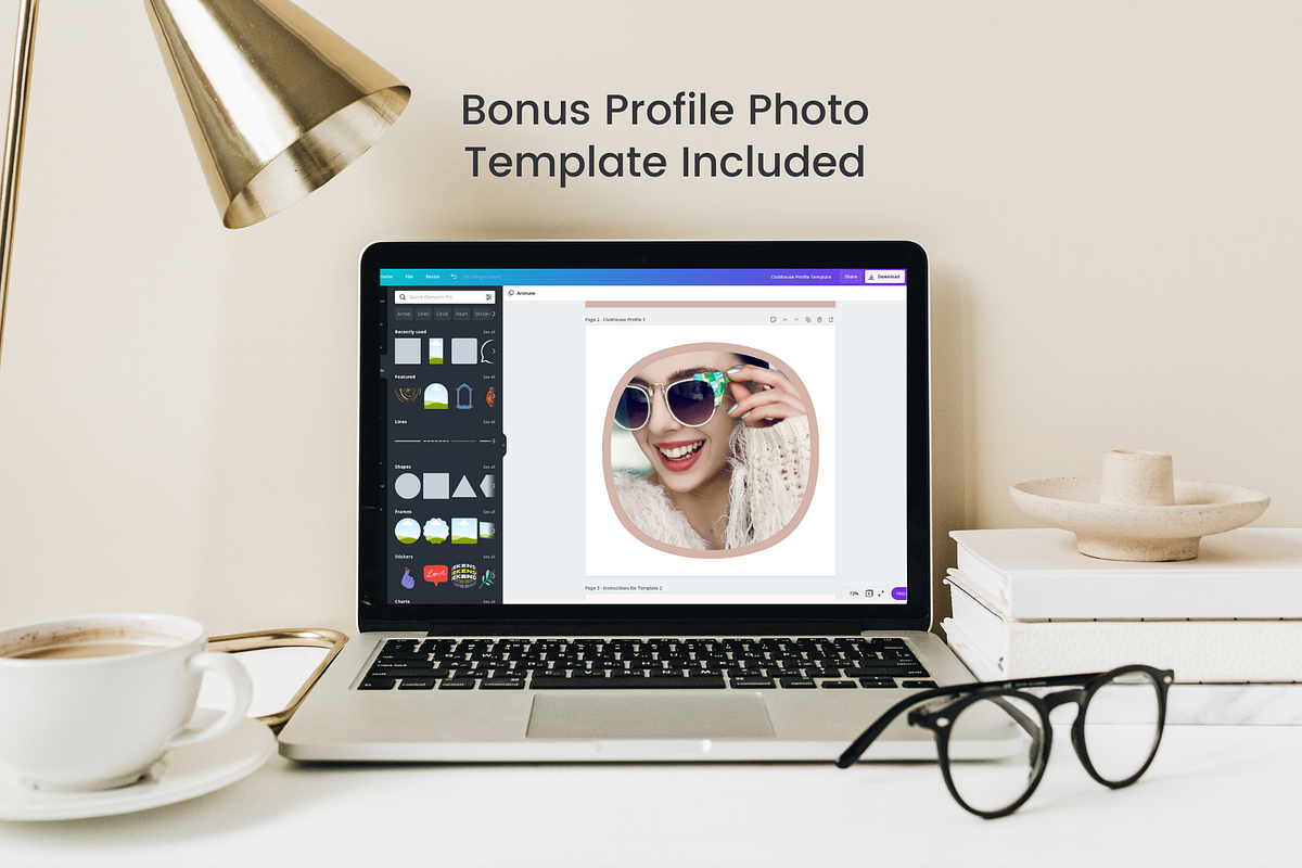 Clubhouse Templates for Instagram, a Social Media Template by Roger Coles (Photo 4 of 6)
