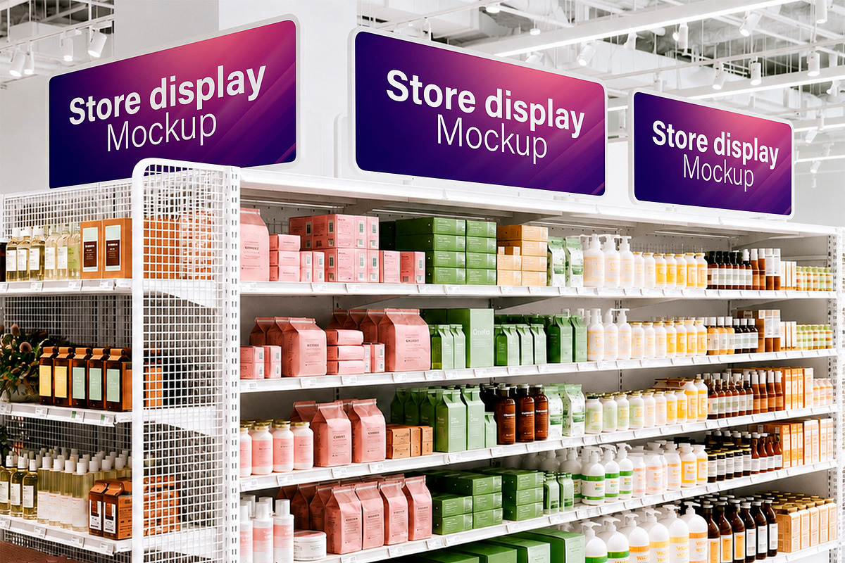 Store Display Mockup Pack, an Advertising Mockup by McLittle Stock (Photo 18 of 19)