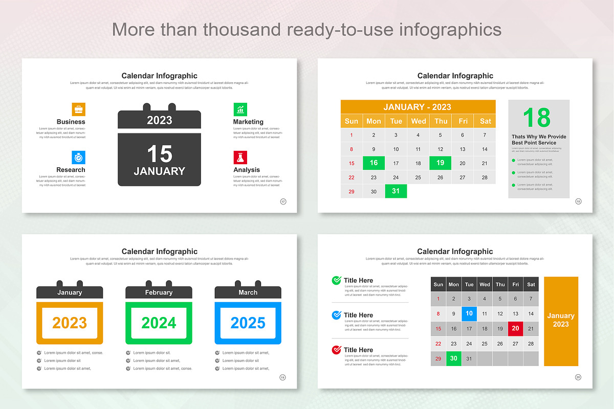 Calendar Infographic Keynote, a Templates & Theme by Mighty-Slide (Photo 6 of 9)