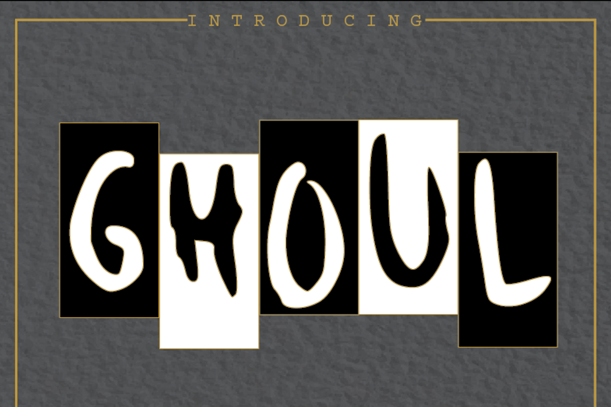 GHOUL FONT