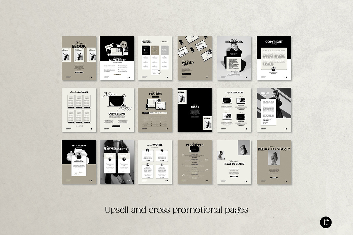 Minimal Ebook Template Canva, a Magazine Template by Row Creative (Photo 8 of 9)