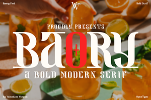 Baory - Bold Modern Serif