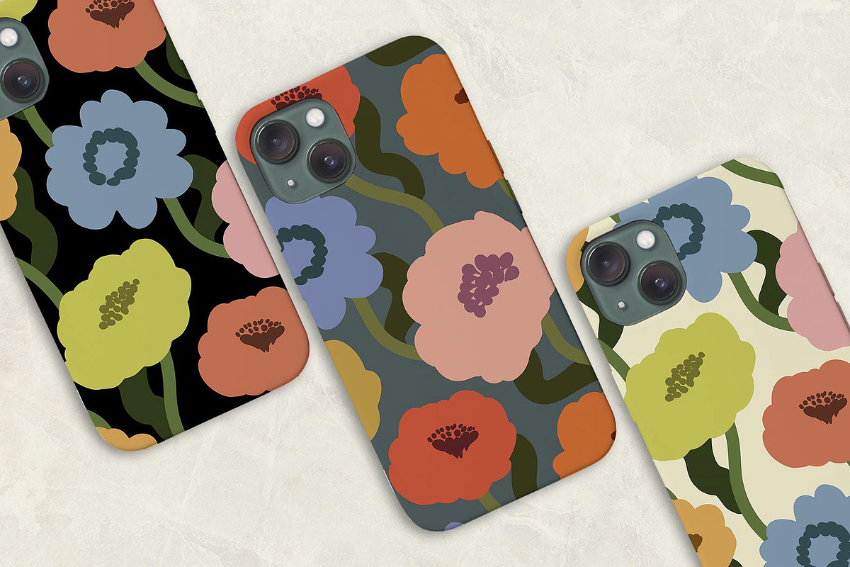 Poppy. Seamless pattern, a Pattern Graphic by emeraldthue (Photo 5 of 7)