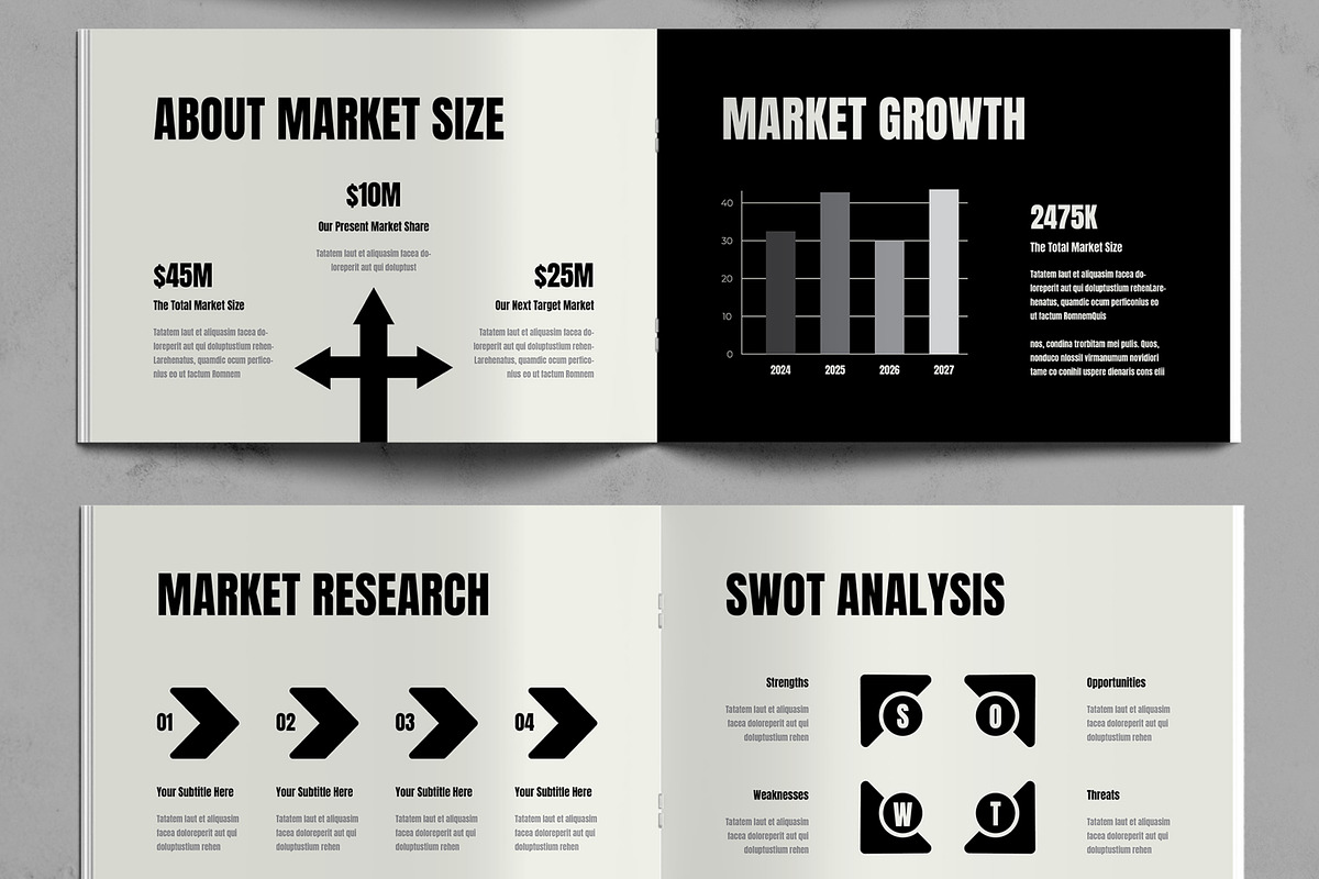 Marketing Strategy Business Plan, a Brochure Template by ContestDesign (Photo 4 of 5)