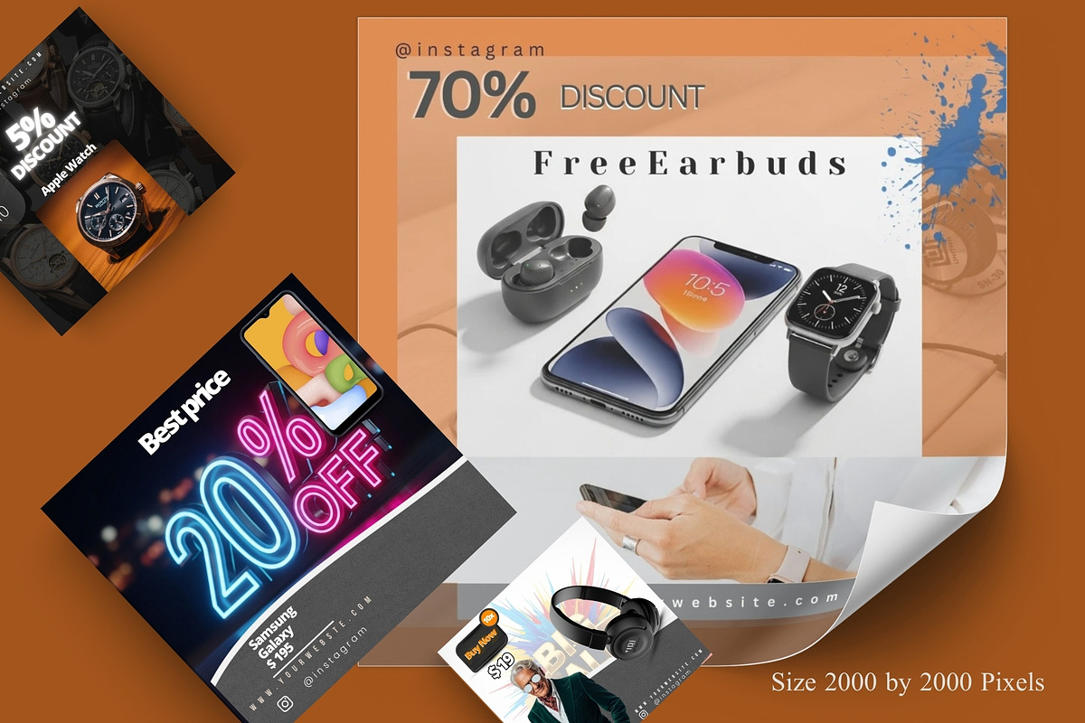 SVG JPG Promo Designs Pack of 5, a Branding & Logo Template by Crox Studio | Digital (Photo 6 of 7)