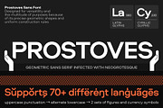 Prostoves - Geometric Neo-Grotesque, a Sans Serif Font by Concepta Digital (Thumbnail 1 of 12)