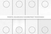 White geometric semless textures, a Pattern Graphic by ExpressShop (Thumbnail 1 of 4)