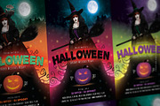 Halloween Witches Party Flyer, a Flyer Template by Ade Concept (Thumbnail 3 of 5)