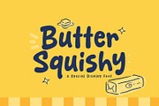 Butter Squishy - A Fun & Cozy Font, a Handwritten Font by khurasan (Thumbnail 1 of 6)