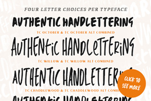 Full'A'Quirks Handwritten Fonts Pack