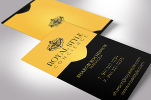 Concierge Business Card Canva