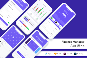 Finance Manager App UI Kit