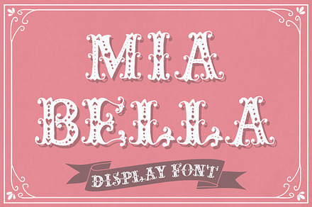 Mia Bella Font, a Font by The Pen and Brush