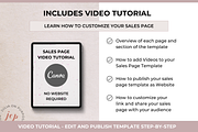 Course Sales Page Canva Template, a Landing Page Template by Julia On Purpose (Thumbnail 5 of 8)