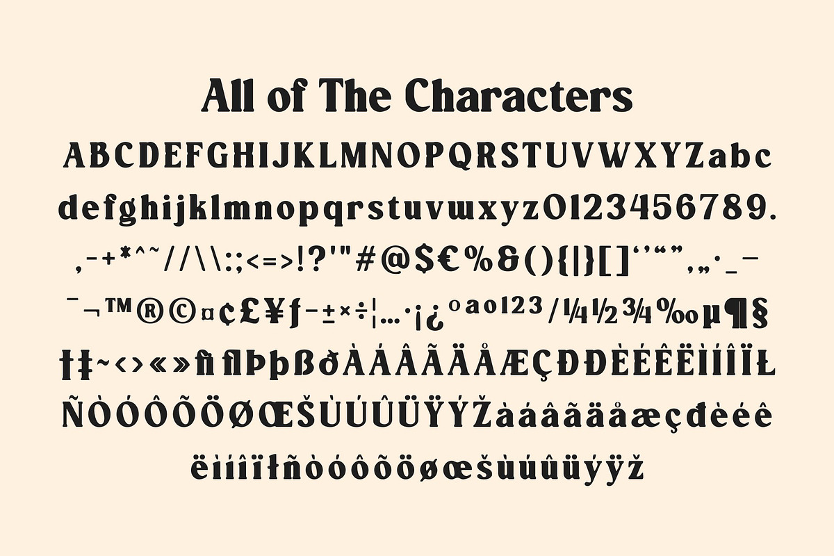 CS Bolt Drawn, a Serif Font by Craft Supply Co. (Photo 8 of 8)