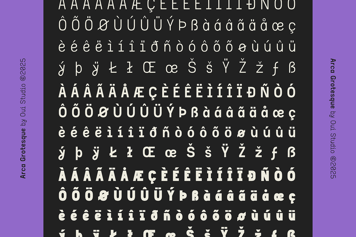 Arca Grotesque Modern Sans Serif, a Sans Serif Font by Oui Studio (Photo 8 of 10)