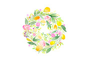 Set with peonies, a Background Graphic by lycka (Thumbnail 5 of 5)