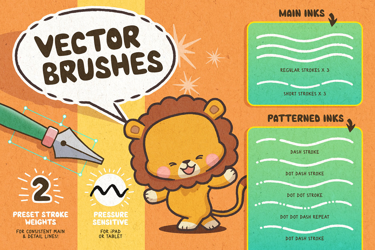 Cute Comic Creator for Affinity, a Brushes & More by Green Room Media (Photo 4 of 25)