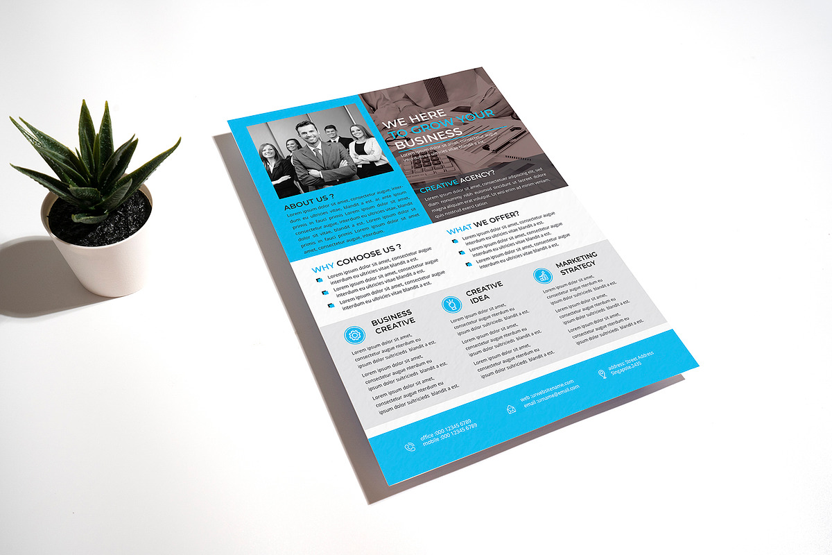 Corporate Business Flyer Template, a Flyer Template by Mazharul Islam (Photo 4 of 6)