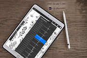 Procreate Stamps Tiny Flowers 026, a Brushes & More by Drawberx (Thumbnail 10 of 10)