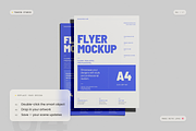 A4 Flyer Poster Mockup, an Advertising Mockup by Toasin Studio (Thumbnail 4 of 7)
