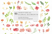Wild Bouquet Florals and Leaves, an Illustration by Momo Studio (Thumbnail 8 of 8)