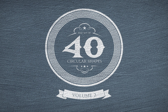 40 Circular Shapes - Vector - Vol. 2 preview 6