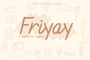 Friyay Handwritten Typeface, a Script Font by PARAMAJAN (Thumbnail 1 of 9)
