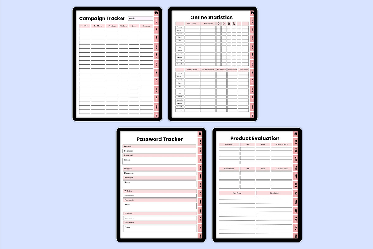 Digital 2026 Business Workbook, a Stationery Template by Shumaya (Photo 4 of 6)