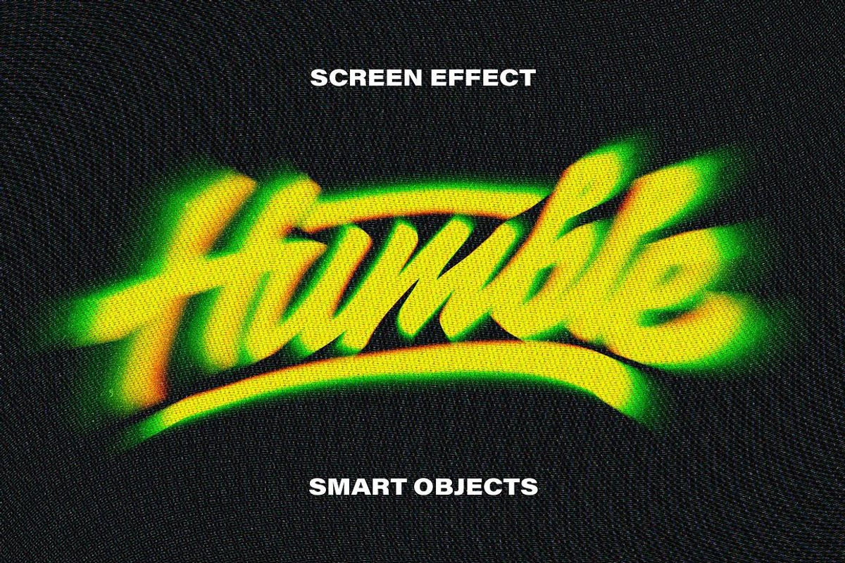 Retro Screen Effects Bundle, a Layer Style Add-On by pixelbuddha.net