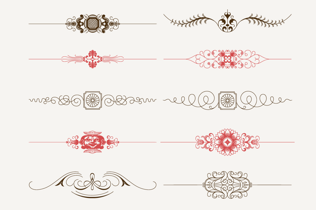 Decorative Text Dividers N°2, an Illustration by Webalys (Photo 3 of 3)