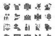 Future Work Hybrid Workplace Systems, a Solid Icon by IconBunny (Thumbnail 2 of 2)