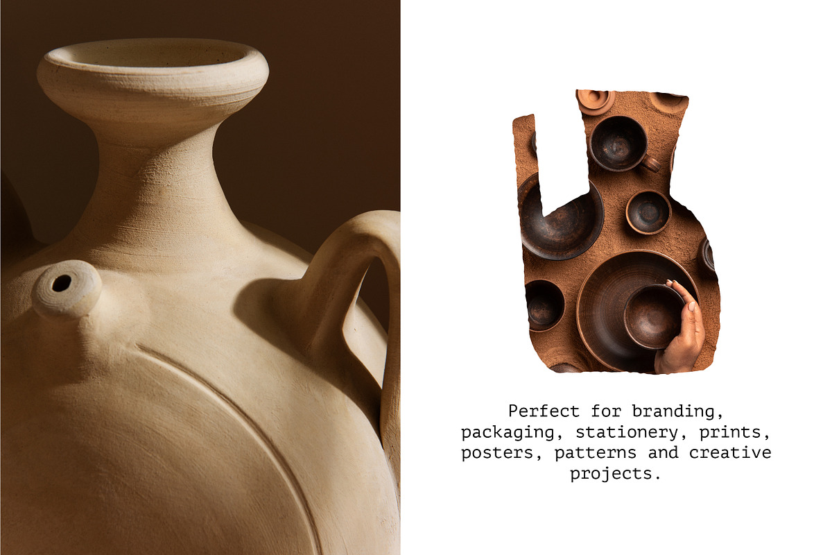 80 Ceramic Shapes Vector Elements, an Object Illustration by BAGIRA | Studio (Photo 2 of 7)