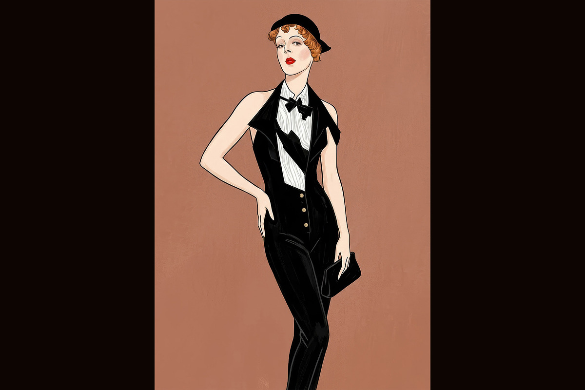 Vintage Fashion Illustration Pack, a Person Illustration by StockVerse Creative (Photo 6 of 7)