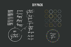 Mix DIY : NEW YEAR HAND DRAWN VECTOR