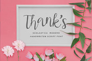 Scolastica - Handwriten Script fonts, a Script Font by Nahar_std (Thumbnail 8 of 8)