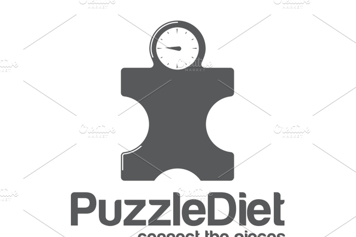 Puzzle Diet Logo Template, a Branding & Logo Template by Zlaws (Photo 3 of 4)