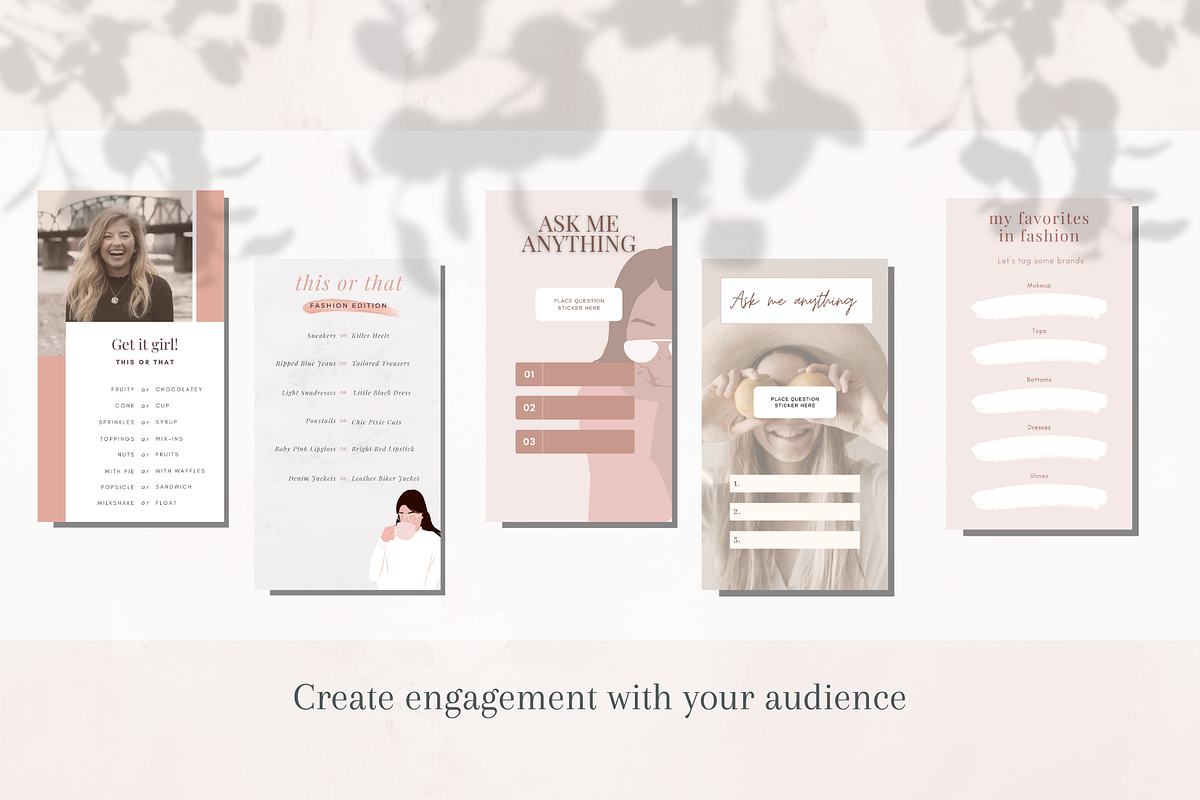 40 Instagram Post & Stories - CANVA, a Social Media Template by Tegefeldt Design (Photo 6 of 10)