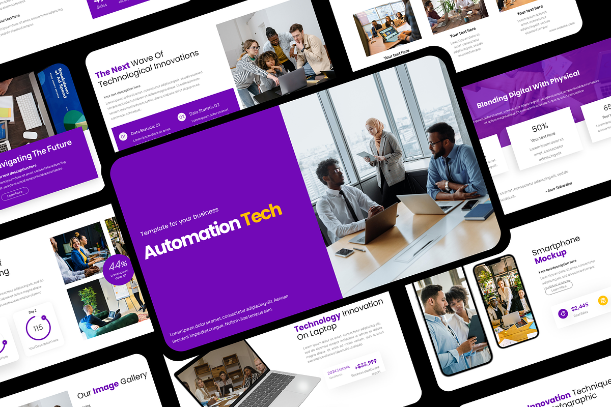 600+ Powerpoint Slides Bundle, a Presentation Template by Hammad Arif (Photo 6 of 27)