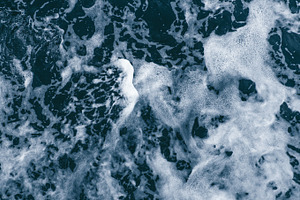Rushing water