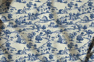 Toile De Jouy Print Design Patterns